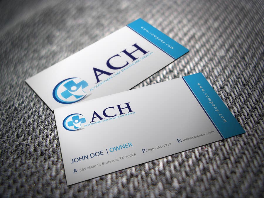 Konkurrenceindlæg #23 for                                                 Design some Business Cards for ACH
                                            