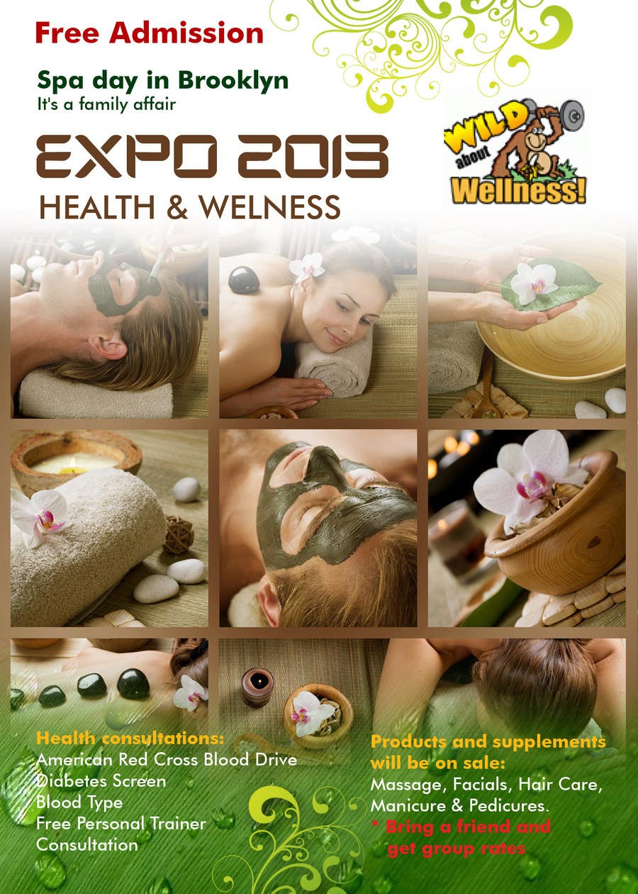 Proposition n°20 du concours                                                 I need a flyer designed for a health and wellness expo
                                            