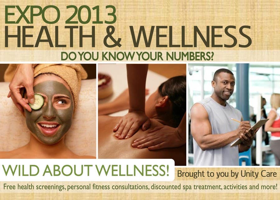 Proposition n°17 du concours                                                 I need a flyer designed for a health and wellness expo
                                            