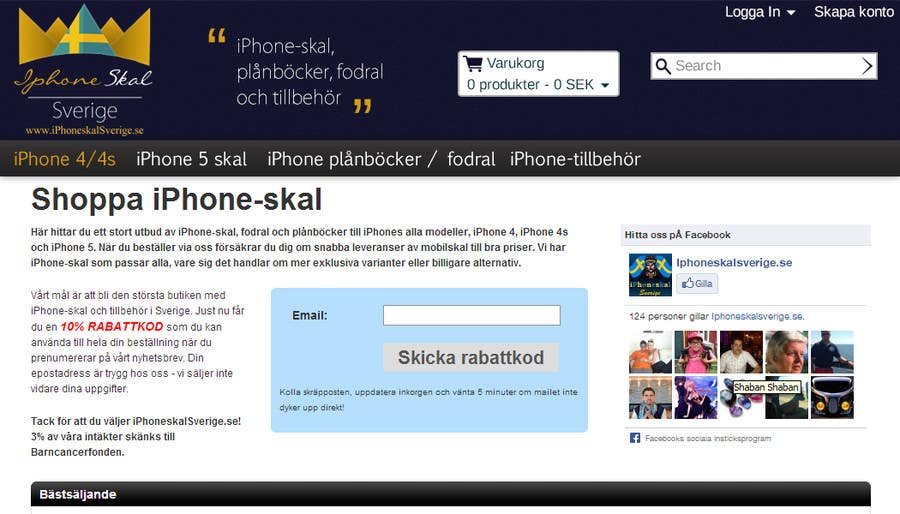 Konkurrenceindlæg #34 for                                                 New header for site selling iphone cases/covers
                                            