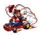 Ảnh thumbnail bài tham dự cuộc thi #51 cho                                                     Draw Super Mario Kart caricature
                                                
