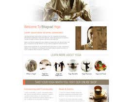 #36 for Design a Website Mockup for Bhagvad Yoga Website by grafixeu