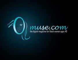 #40 para Logo Design for 40muse.com,a digital publication for black women ages 40+ por rogeliobello