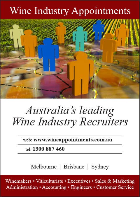 Kilpailutyö #14 kilpailussa                                                 Design an Advertisement for recruitment into the wine industry
                                            