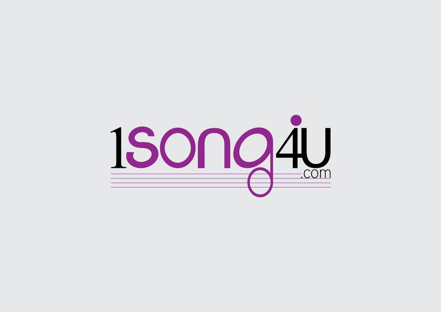 Intrarea #220 pentru concursul „                                                Logo Design for 1song4u.com
                                            ”