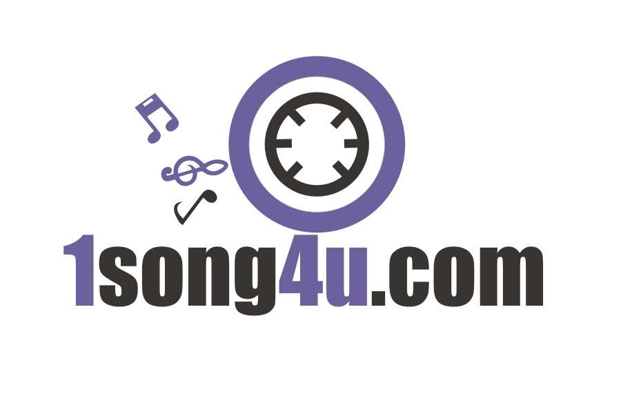 Intrarea #240 pentru concursul „                                                Logo Design for 1song4u.com
                                            ”