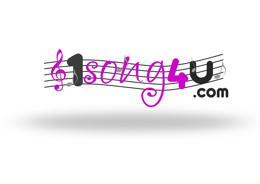 Intrarea #340 pentru concursul „                                                Logo Design for 1song4u.com
                                            ”