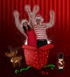 Konkurrenceindlæg #1 billede for                                                     Illustrate two people bursting out of a Christmas Gift
                                                