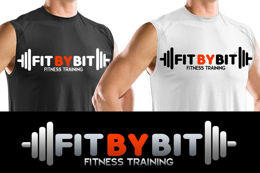 Kilpailutyö #199 kilpailussa                                                 Logo design for Fit By Bit personal and group fitness training
                                            