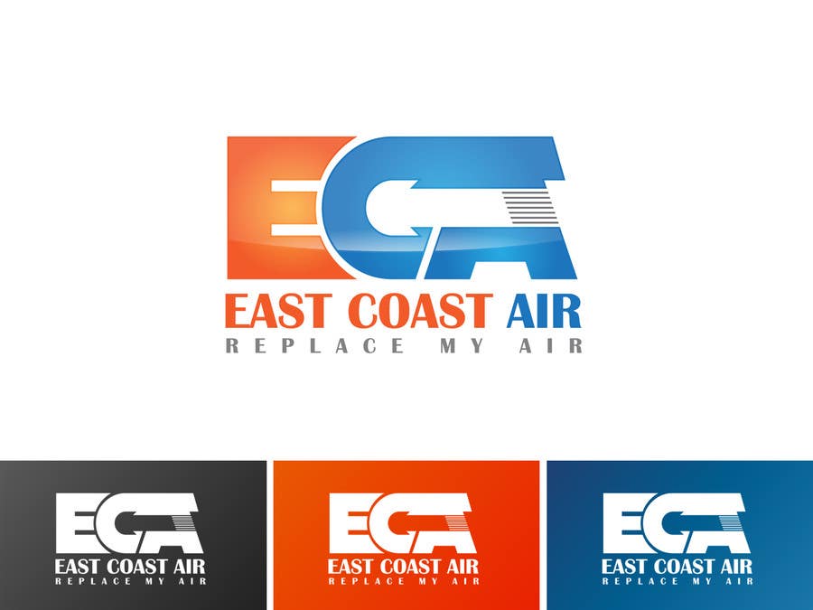 Kilpailutyö #626 kilpailussa                                                 Design a Logo for East Coast Air conditioning & refrigeratiom
                                            