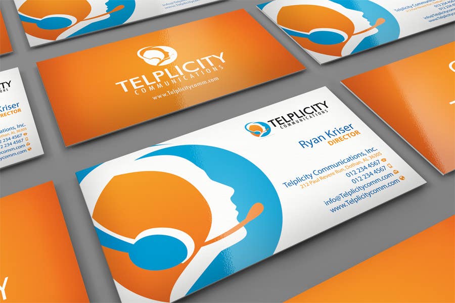 Proposition n°10 du concours                                                 Design some Business Cards for Telplicity Communications, Inc.
                                            