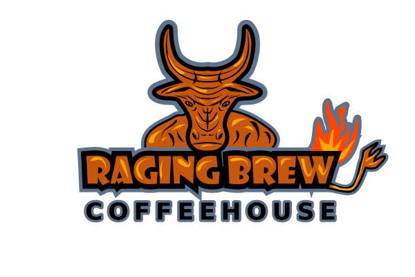 Kilpailutyö #406 kilpailussa                                                 Design a Logo for Raging Brew Coffeehouse
                                            