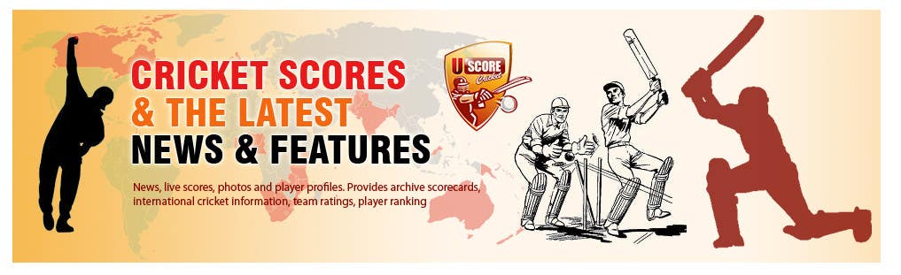 Kilpailutyö #36 kilpailussa                                                 Design a Banner for international cricket website
                                            