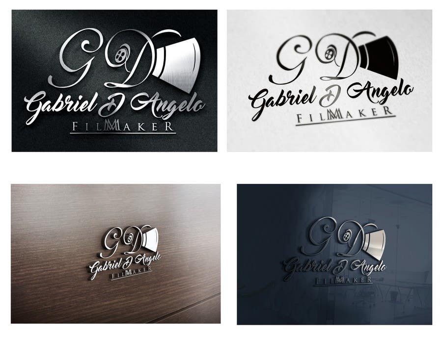 Kilpailutyö #32 kilpailussa                                                 Hand lettering Filmmaker Logo Design
                                            