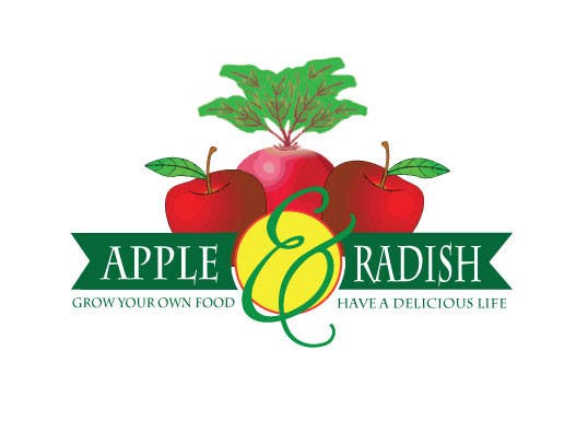 Penyertaan Peraduan #27 untuk                                                 Design a Logo for "Apple & Radish". Need urgently
                                            
