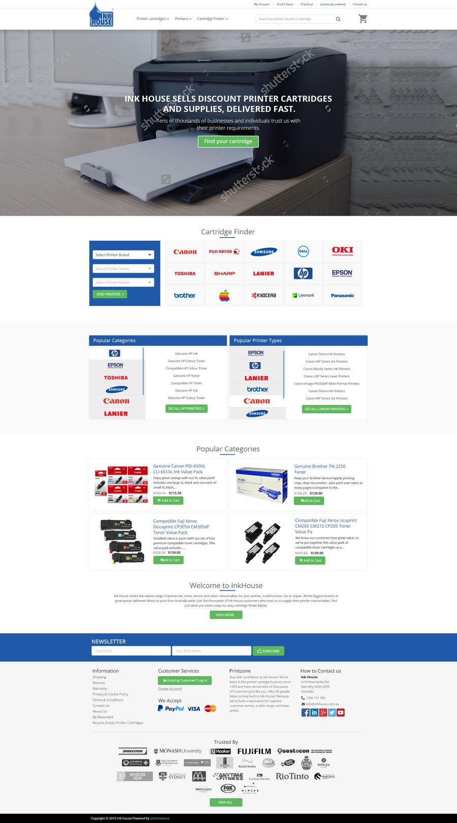 Kilpailutyö #34 kilpailussa                                                 Website Mockup: Make my website look better for customers
                                            