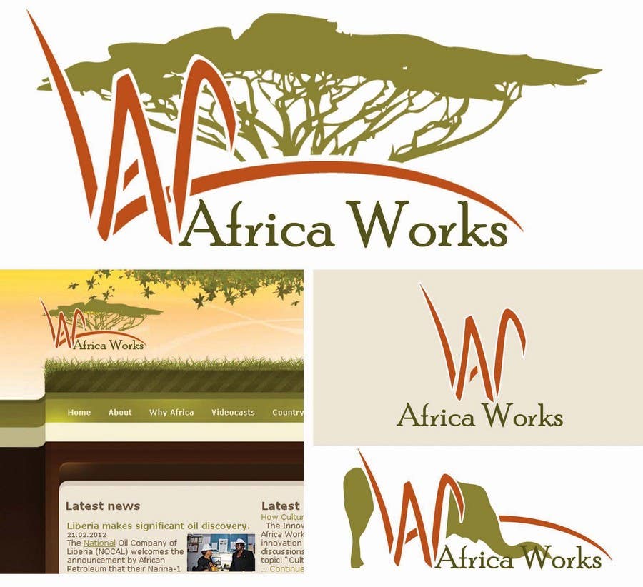 Konkurrenceindlæg #268 for                                                 Logo Design for Africa Works
                                            