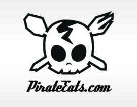 #13 para Design a Logo for &quot;Pirate&quot; themed food blog. Argggh! por kraphic