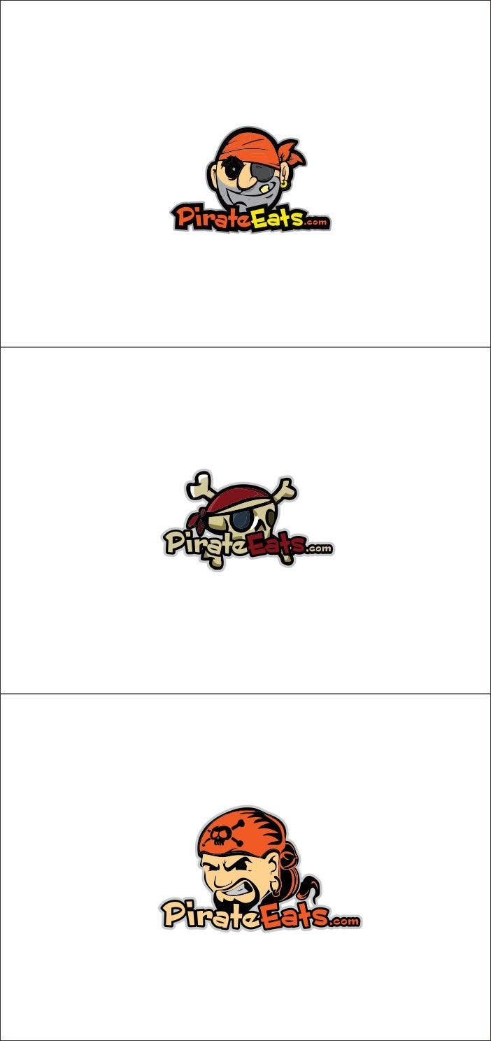 Konkurrenceindlæg #8 for                                                 Design a Logo for "Pirate" themed food blog. Argggh!
                                            
