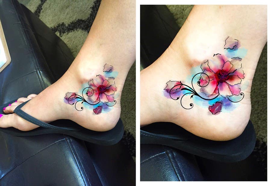 Right Inner Ankle Tattoo by xblacklacelovex on DeviantArt