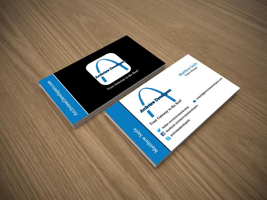 Penyertaan Peraduan #9 untuk                                                 Design some Business Cards for Archview Developers
                                            