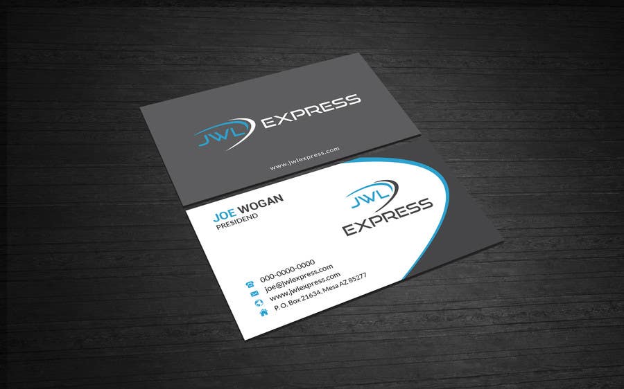 Kilpailutyö #14 kilpailussa                                                 Business Card Design For JWL Express
                                            