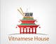 Miniaturka zgłoszenia konkursowego o numerze #83 do konkursu pt. "                                                    Design a Logo for Vietnamese restaurant named "越屋 Vietnamese House"
                                                "