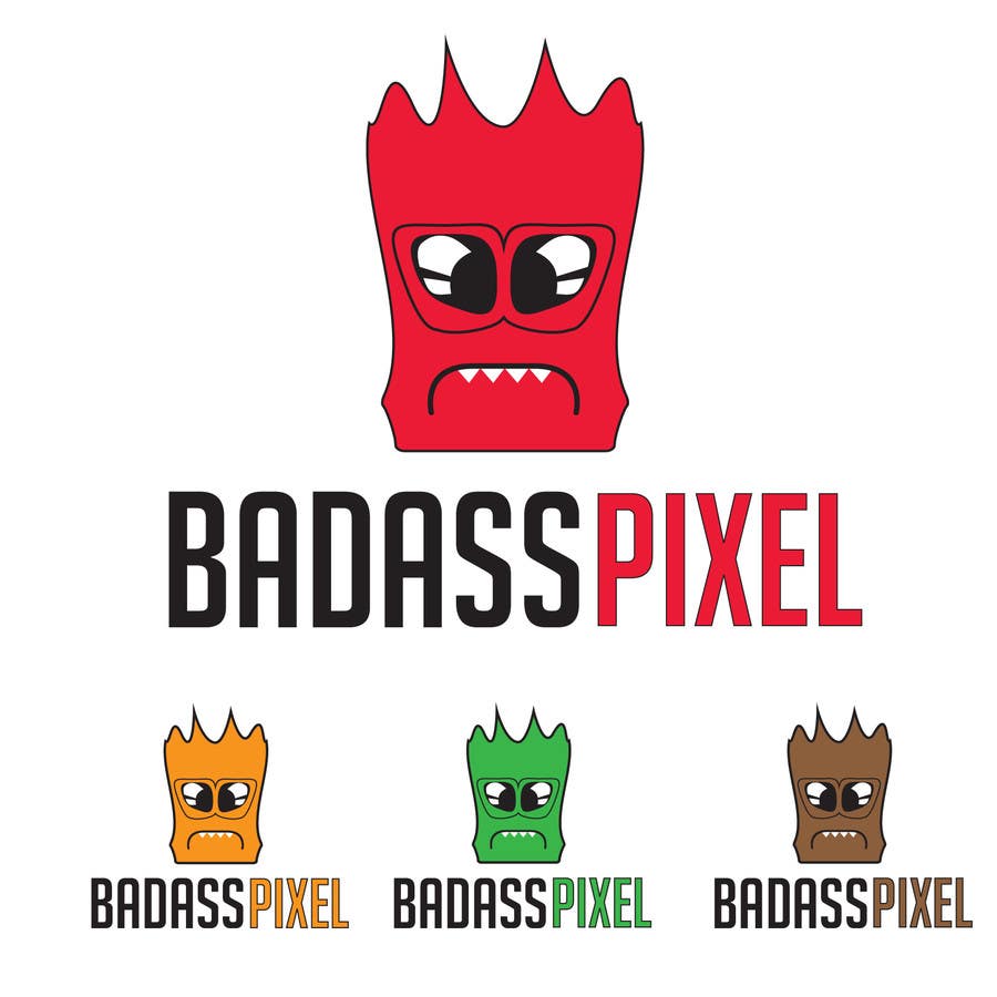 Kilpailutyö #51 kilpailussa                                                 Design a cartoon Logo for game society "badasspixel"
                                            