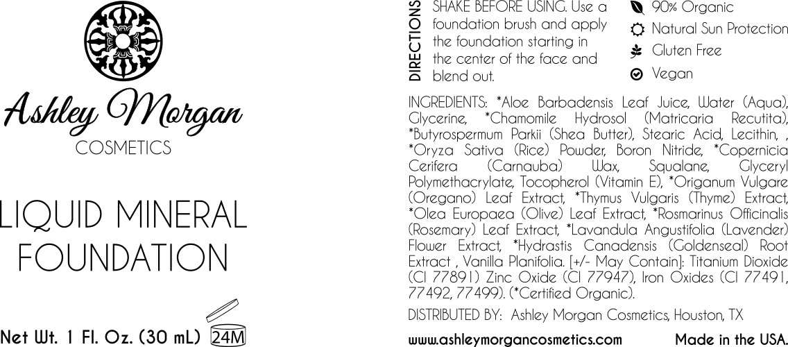 Kilpailutyö #16 kilpailussa                                                 Create a Cosmetic Label for my Liquid Mineral Foundation
                                            