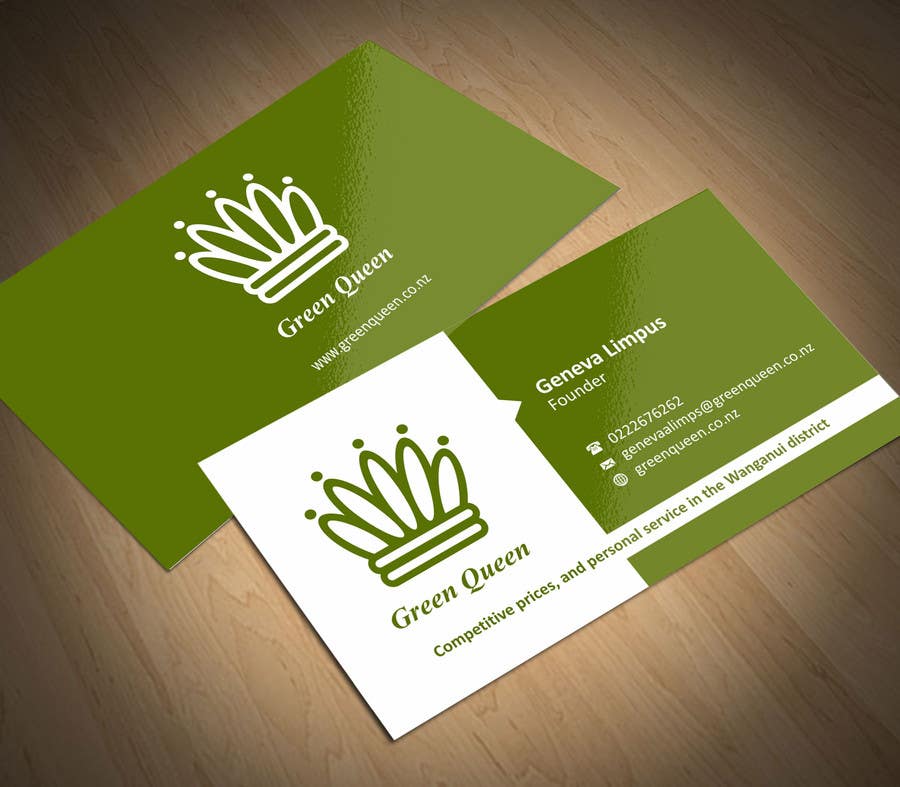 
                                                                                                                        Inscrição nº                                             1
                                         do Concurso para                                             Design some Business Cards for Green Queen
                                        