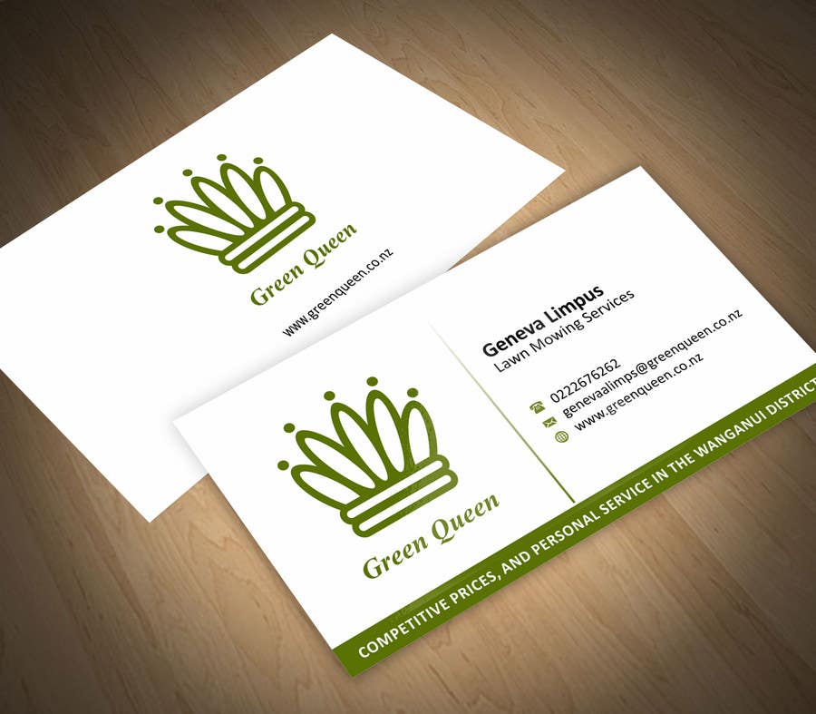 
                                                                                                                        Inscrição nº                                             52
                                         do Concurso para                                             Design some Business Cards for Green Queen
                                        
