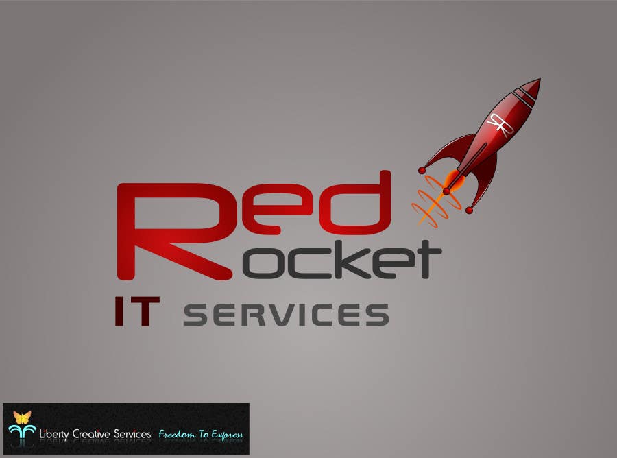 Natečajni vnos #139 za                                                 Logo Design for red rocket IT
                                            