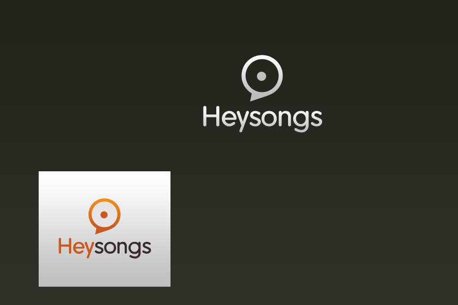 Kilpailutyö #365 kilpailussa                                                 Logo Design for HeySongs
                                            