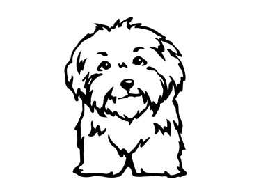 Proposition n°8 du concours                                                 Logo / Drawing / Illustration of a dog
                                            