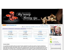 gambalegustavo tarafından Design a Banner for Betting Website için no 6