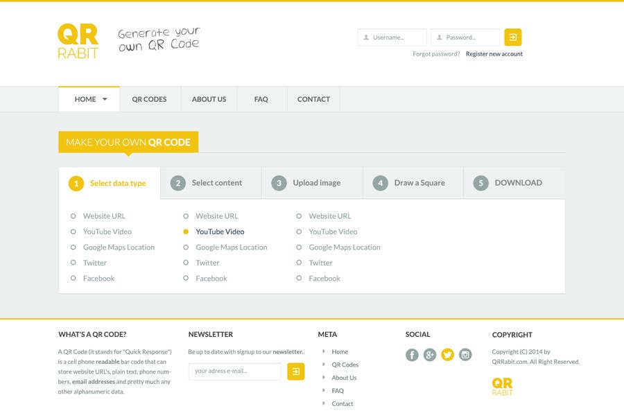Proposition n°24 du concours                                                 Design a Website User Interface for QRcode generation company
                                            