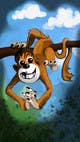 Miniatura da Inscrição nº 11 do Concurso para                                                     Illustrate a monkey!
                                                