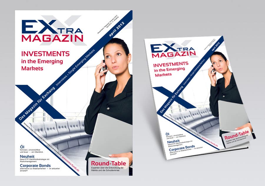 Contest Entry #45 for                                                 Cover Redesign for EXtra-Magazin
                                            