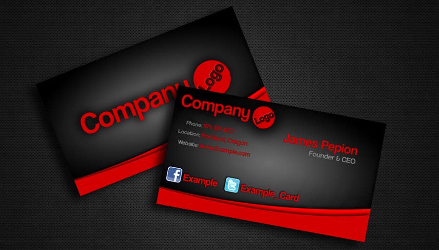 Kilpailutyö #1 kilpailussa                                                 Design Some Business Cards
                                            