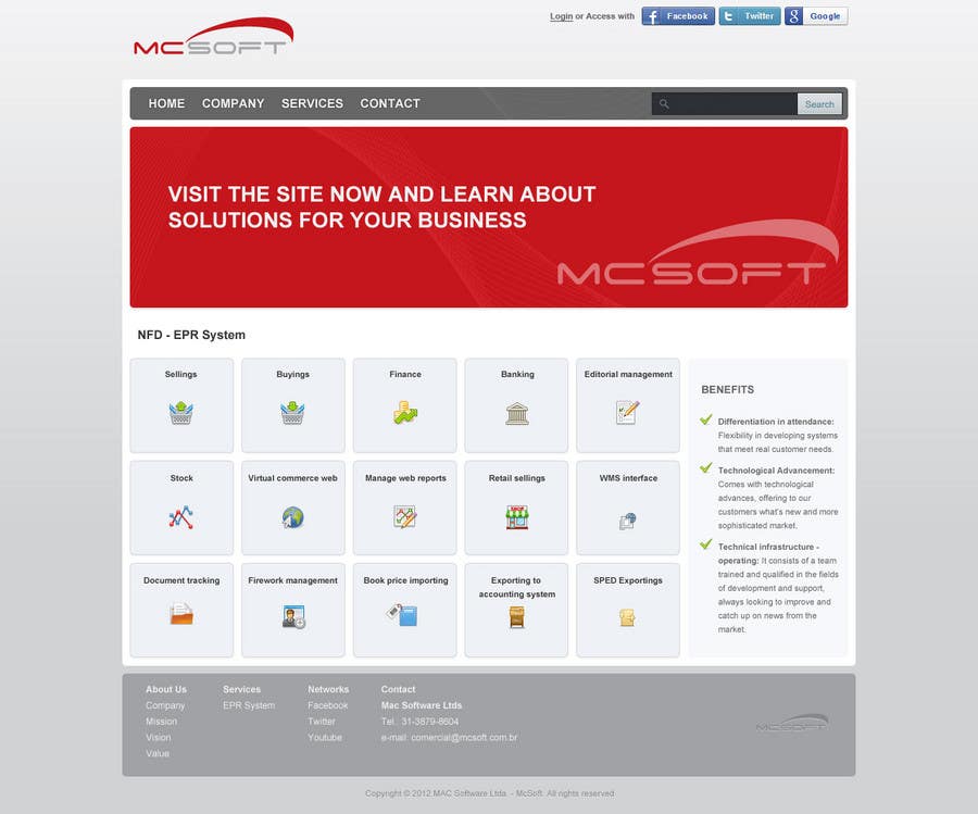 Penyertaan Peraduan #18 untuk                                                 Website Design for Mac Software Ltda
                                            