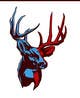 Kilpailutyön #20 pienoiskuva kilpailussa                                                     Whitetail Buck Emblem Design
                                                