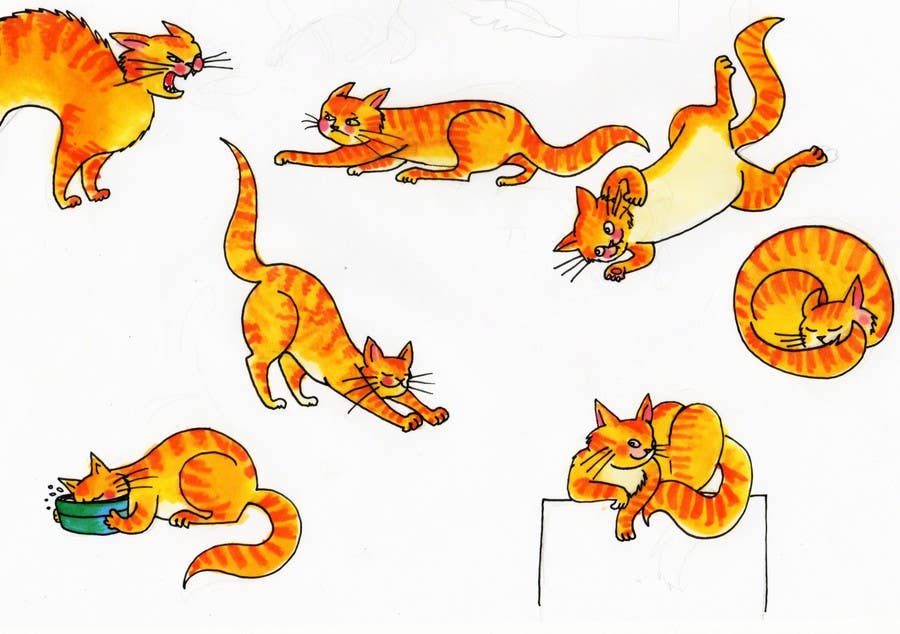 Konkurrenceindlæg #7 for                                                 Illustrate Something for cute cat illust
                                            