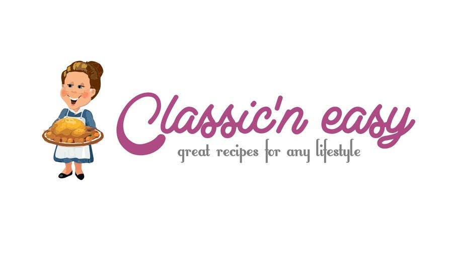 Конкурсна заявка №5 для                                                 Logo for cooking recipes / food blog website
                                            