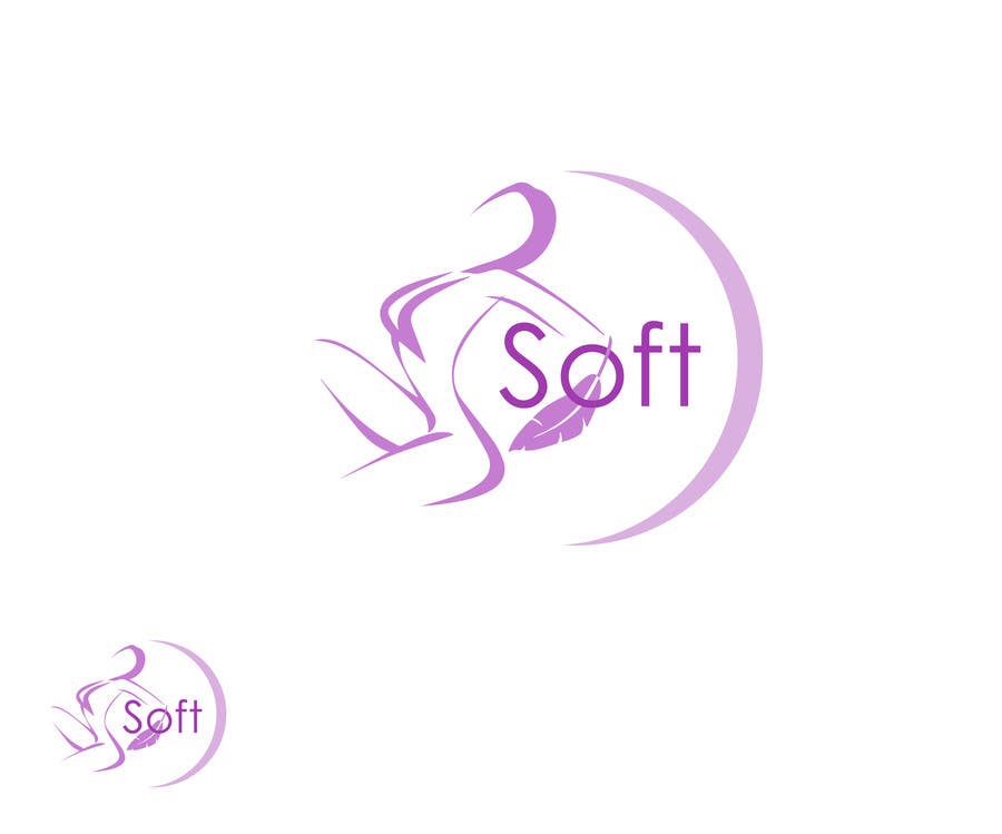Penyertaan Peraduan #120 untuk                                                 Logo design for brandname  "SOFT"  : sex-lubricants, massage oils, sextoy cleaners.
                                            