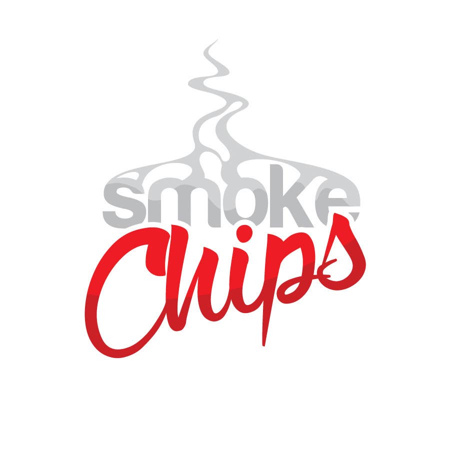 Proposition n°28 du concours                                                 Design type style for the words Smoke Chips
                                            