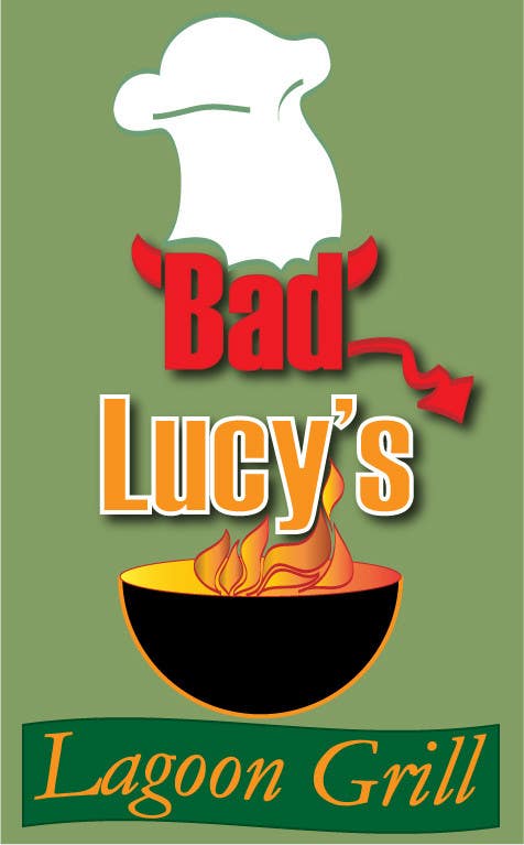 Penyertaan Peraduan #72 untuk                                                 Design a Logo for Bad Lucy's Lagoon Grill
                                            