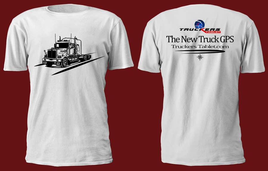 Participación en el concurso Nro.24 para                                                 Design a T-Shirt for trucker
                                            