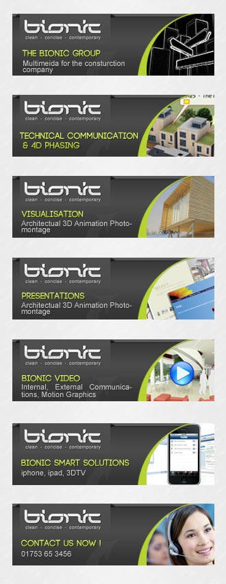 Contest Entry #32 for                                                 Banner Ad Design for The Bionic Group
                                            