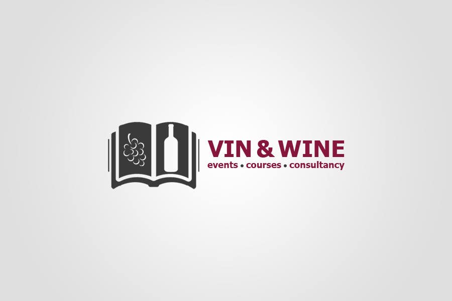Penyertaan Peraduan #412 untuk                                                 Logo Design for Vin & Wine - events, courses & consultancy
                                            