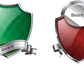 #154 untuk Two shield crests for use as a background to images/text oleh IJNLLC